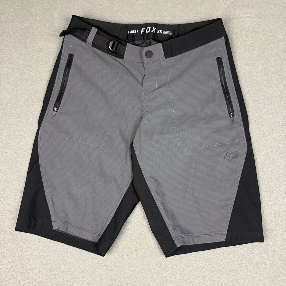 Fox Racing Fox ranger cycling shorts XS Extra Small Gray Black